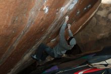 Bouldering in Hueco Tanks on 01/14/2019 with Blue Lizard Climbing and Yoga

Filename: SRM_20190114_1534510.jpg
Aperture: f/4.0
Shutter Speed: 1/250
Body: Canon EOS-1D Mark II
Lens: Canon EF 50mm f/1.8 II