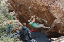 Bouldering in Hueco Tanks on 01/14/2019 with Blue Lizard Climbing and Yoga

Filename: SRM_20190114_1634000.jpg
Aperture: f/5.0
Shutter Speed: 1/250
Body: Canon EOS-1D Mark II
Lens: Canon EF 50mm f/1.8 II
