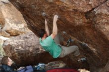 Bouldering in Hueco Tanks on 01/14/2019 with Blue Lizard Climbing and Yoga

Filename: SRM_20190114_1635320.jpg
Aperture: f/5.0
Shutter Speed: 1/320
Body: Canon EOS-1D Mark II
Lens: Canon EF 50mm f/1.8 II