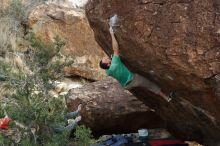 Bouldering in Hueco Tanks on 01/14/2019 with Blue Lizard Climbing and Yoga

Filename: SRM_20190114_1642430.jpg
Aperture: f/3.2
Shutter Speed: 1/320
Body: Canon EOS-1D Mark II
Lens: Canon EF 50mm f/1.8 II