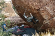 Bouldering in Hueco Tanks on 01/14/2019 with Blue Lizard Climbing and Yoga

Filename: SRM_20190114_1645220.jpg
Aperture: f/2.8
Shutter Speed: 1/320
Body: Canon EOS-1D Mark II
Lens: Canon EF 50mm f/1.8 II