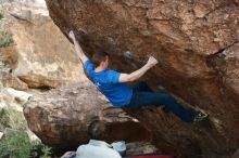 Bouldering in Hueco Tanks on 01/14/2019 with Blue Lizard Climbing and Yoga

Filename: SRM_20190114_1647250.jpg
Aperture: f/2.8
Shutter Speed: 1/320
Body: Canon EOS-1D Mark II
Lens: Canon EF 50mm f/1.8 II