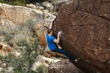 Bouldering in Hueco Tanks on 01/14/2019 with Blue Lizard Climbing and Yoga

Filename: SRM_20190114_1647490.jpg
Aperture: f/3.5
Shutter Speed: 1/320
Body: Canon EOS-1D Mark II
Lens: Canon EF 50mm f/1.8 II