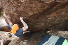 Bouldering in Hueco Tanks on 01/14/2019 with Blue Lizard Climbing and Yoga

Filename: SRM_20190114_1704210.jpg
Aperture: f/2.8
Shutter Speed: 1/250
Body: Canon EOS-1D Mark II
Lens: Canon EF 50mm f/1.8 II