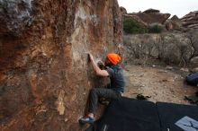 Bouldering in Hueco Tanks on 01/14/2019 with Blue Lizard Climbing and Yoga

Filename: SRM_20190114_1748160.jpg
Aperture: f/5.6
Shutter Speed: 1/250
Body: Canon EOS-1D Mark II
Lens: Canon EF 16-35mm f/2.8 L