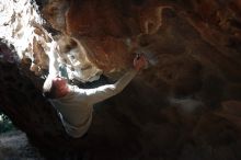 Bouldering in Hueco Tanks on 01/18/2019 with Blue Lizard Climbing and Yoga

Filename: SRM_20190118_1315180.jpg
Aperture: f/2.8
Shutter Speed: 1/640
Body: Canon EOS-1D Mark II
Lens: Canon EF 50mm f/1.8 II