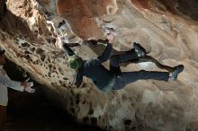 Bouldering in Hueco Tanks on 01/18/2019 with Blue Lizard Climbing and Yoga

Filename: SRM_20190118_1320030.jpg
Aperture: f/5.6
Shutter Speed: 1/250
Body: Canon EOS-1D Mark II
Lens: Canon EF 50mm f/1.8 II