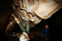 Bouldering in Hueco Tanks on 01/18/2019 with Blue Lizard Climbing and Yoga

Filename: SRM_20190118_1506080.jpg
Aperture: f/8.0
Shutter Speed: 1/250
Body: Canon EOS-1D Mark II
Lens: Canon EF 16-35mm f/2.8 L