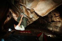 Bouldering in Hueco Tanks on 01/18/2019 with Blue Lizard Climbing and Yoga

Filename: SRM_20190118_1517490.jpg
Aperture: f/8.0
Shutter Speed: 1/250
Body: Canon EOS-1D Mark II
Lens: Canon EF 16-35mm f/2.8 L