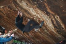 Bouldering in Hueco Tanks on 01/18/2019 with Blue Lizard Climbing and Yoga

Filename: SRM_20190118_1558340.jpg
Aperture: f/1.8
Shutter Speed: 1/80
Body: Canon EOS-1D Mark II
Lens: Canon EF 50mm f/1.8 II