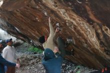 Bouldering in Hueco Tanks on 01/18/2019 with Blue Lizard Climbing and Yoga

Filename: SRM_20190118_1600330.jpg
Aperture: f/2.5
Shutter Speed: 1/125
Body: Canon EOS-1D Mark II
Lens: Canon EF 50mm f/1.8 II