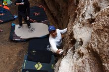 Bouldering in Hueco Tanks on 01/18/2019 with Blue Lizard Climbing and Yoga

Filename: SRM_20190118_1230060.jpg
Aperture: f/4.0
Shutter Speed: 1/200
Body: Canon EOS-1D Mark II
Lens: Canon EF 16-35mm f/2.8 L