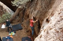 Bouldering in Hueco Tanks on 01/18/2019 with Blue Lizard Climbing and Yoga

Filename: SRM_20190118_1234470.jpg
Aperture: f/5.0
Shutter Speed: 1/160
Body: Canon EOS-1D Mark II
Lens: Canon EF 16-35mm f/2.8 L