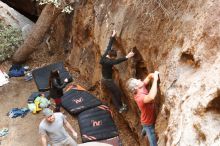 Bouldering in Hueco Tanks on 01/18/2019 with Blue Lizard Climbing and Yoga

Filename: SRM_20190118_1236200.jpg
Aperture: f/4.0
Shutter Speed: 1/125
Body: Canon EOS-1D Mark II
Lens: Canon EF 16-35mm f/2.8 L