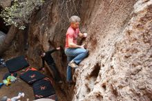 Bouldering in Hueco Tanks on 01/18/2019 with Blue Lizard Climbing and Yoga

Filename: SRM_20190118_1236560.jpg
Aperture: f/4.5
Shutter Speed: 1/125
Body: Canon EOS-1D Mark II
Lens: Canon EF 16-35mm f/2.8 L