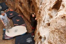 Bouldering in Hueco Tanks on 01/18/2019 with Blue Lizard Climbing and Yoga

Filename: SRM_20190118_1244470.jpg
Aperture: f/5.0
Shutter Speed: 1/125
Body: Canon EOS-1D Mark II
Lens: Canon EF 16-35mm f/2.8 L