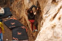 Bouldering in Hueco Tanks on 01/18/2019 with Blue Lizard Climbing and Yoga

Filename: SRM_20190118_1250470.jpg
Aperture: f/4.0
Shutter Speed: 1/250
Body: Canon EOS-1D Mark II
Lens: Canon EF 50mm f/1.8 II