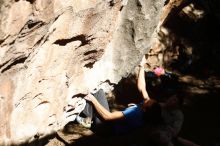 Bouldering in Hueco Tanks on 01/18/2019 with Blue Lizard Climbing and Yoga

Filename: SRM_20190118_1258130.jpg
Aperture: f/3.5
Shutter Speed: 1/1000
Body: Canon EOS-1D Mark II
Lens: Canon EF 50mm f/1.8 II