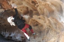 Bouldering in Hueco Tanks on 01/18/2019 with Blue Lizard Climbing and Yoga

Filename: SRM_20190118_1309000.jpg
Aperture: f/2.8
Shutter Speed: 1/100
Body: Canon EOS-1D Mark II
Lens: Canon EF 50mm f/1.8 II