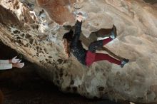 Bouldering in Hueco Tanks on 01/18/2019 with Blue Lizard Climbing and Yoga

Filename: SRM_20190118_1321080.jpg
Aperture: f/5.6
Shutter Speed: 1/200
Body: Canon EOS-1D Mark II
Lens: Canon EF 50mm f/1.8 II