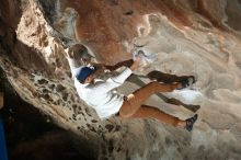 Bouldering in Hueco Tanks on 01/18/2019 with Blue Lizard Climbing and Yoga

Filename: SRM_20190118_1322180.jpg
Aperture: f/5.6
Shutter Speed: 1/200
Body: Canon EOS-1D Mark II
Lens: Canon EF 50mm f/1.8 II