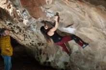 Bouldering in Hueco Tanks on 01/18/2019 with Blue Lizard Climbing and Yoga

Filename: SRM_20190118_1323070.jpg
Aperture: f/5.6
Shutter Speed: 1/200
Body: Canon EOS-1D Mark II
Lens: Canon EF 50mm f/1.8 II