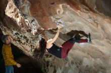 Bouldering in Hueco Tanks on 01/18/2019 with Blue Lizard Climbing and Yoga

Filename: SRM_20190118_1323180.jpg
Aperture: f/5.6
Shutter Speed: 1/200
Body: Canon EOS-1D Mark II
Lens: Canon EF 50mm f/1.8 II