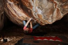 Bouldering in Hueco Tanks on 01/18/2019 with Blue Lizard Climbing and Yoga

Filename: SRM_20190118_1413370.jpg
Aperture: f/8.0
Shutter Speed: 1/250
Body: Canon EOS-1D Mark II
Lens: Canon EF 16-35mm f/2.8 L