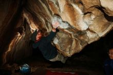 Bouldering in Hueco Tanks on 01/18/2019 with Blue Lizard Climbing and Yoga

Filename: SRM_20190118_1508220.jpg
Aperture: f/8.0
Shutter Speed: 1/250
Body: Canon EOS-1D Mark II
Lens: Canon EF 16-35mm f/2.8 L