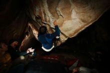 Bouldering in Hueco Tanks on 01/18/2019 with Blue Lizard Climbing and Yoga

Filename: SRM_20190118_1511100.jpg
Aperture: f/8.0
Shutter Speed: 1/250
Body: Canon EOS-1D Mark II
Lens: Canon EF 16-35mm f/2.8 L