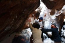 Bouldering in Hueco Tanks on 01/18/2019 with Blue Lizard Climbing and Yoga

Filename: SRM_20190118_1602281.jpg
Aperture: f/3.2
Shutter Speed: 1/125
Body: Canon EOS-1D Mark II
Lens: Canon EF 50mm f/1.8 II