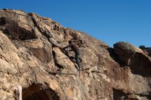 Bouldering in Hueco Tanks on 01/19/2019 with Blue Lizard Climbing and Yoga

Filename: SRM_20190119_1105210.jpg
Aperture: f/5.0
Shutter Speed: 1/500
Body: Canon EOS-1D Mark II
Lens: Canon EF 50mm f/1.8 II