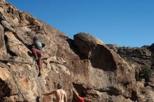 Bouldering in Hueco Tanks on 01/19/2019 with Blue Lizard Climbing and Yoga

Filename: SRM_20190119_1111131.jpg
Aperture: f/7.1
Shutter Speed: 1/250
Body: Canon EOS-1D Mark II
Lens: Canon EF 50mm f/1.8 II