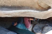Bouldering in Hueco Tanks on 01/19/2019 with Blue Lizard Climbing and Yoga

Filename: SRM_20190119_1120090.jpg
Aperture: f/3.5
Shutter Speed: 1/500
Body: Canon EOS-1D Mark II
Lens: Canon EF 50mm f/1.8 II