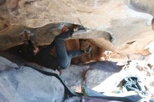 Bouldering in Hueco Tanks on 01/19/2019 with Blue Lizard Climbing and Yoga

Filename: SRM_20190119_1131000.jpg
Aperture: f/2.8
Shutter Speed: 1/320
Body: Canon EOS-1D Mark II
Lens: Canon EF 50mm f/1.8 II