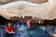 Bouldering in Hueco Tanks on 01/19/2019 with Blue Lizard Climbing and Yoga

Filename: SRM_20190119_1140380.jpg
Aperture: f/4.5
Shutter Speed: 1/250
Body: Canon EOS-1D Mark II
Lens: Canon EF 16-35mm f/2.8 L