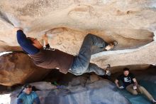 Bouldering in Hueco Tanks on 01/19/2019 with Blue Lizard Climbing and Yoga

Filename: SRM_20190119_1144150.jpg
Aperture: f/4.5
Shutter Speed: 1/250
Body: Canon EOS-1D Mark II
Lens: Canon EF 16-35mm f/2.8 L