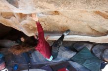 Bouldering in Hueco Tanks on 01/19/2019 with Blue Lizard Climbing and Yoga

Filename: SRM_20190119_1155020.jpg
Aperture: f/4.5
Shutter Speed: 1/320
Body: Canon EOS-1D Mark II
Lens: Canon EF 16-35mm f/2.8 L
