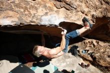Bouldering in Hueco Tanks on 01/19/2019 with Blue Lizard Climbing and Yoga

Filename: SRM_20190119_1200130.jpg
Aperture: f/18.0
Shutter Speed: 1/250
Body: Canon EOS-1D Mark II
Lens: Canon EF 16-35mm f/2.8 L