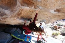 Bouldering in Hueco Tanks on 01/19/2019 with Blue Lizard Climbing and Yoga

Filename: SRM_20190119_1218190.jpg
Aperture: f/3.5
Shutter Speed: 1/1000
Body: Canon EOS-1D Mark II
Lens: Canon EF 16-35mm f/2.8 L