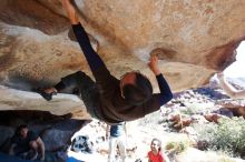 Bouldering in Hueco Tanks on 01/19/2019 with Blue Lizard Climbing and Yoga

Filename: SRM_20190119_1225310.jpg
Aperture: f/5.6
Shutter Speed: 1/320
Body: Canon EOS-1D Mark II
Lens: Canon EF 16-35mm f/2.8 L