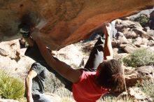 Bouldering in Hueco Tanks on 01/19/2019 with Blue Lizard Climbing and Yoga

Filename: SRM_20190119_1302550.jpg
Aperture: f/10.0
Shutter Speed: 1/250
Body: Canon EOS-1D Mark II
Lens: Canon EF 50mm f/1.8 II