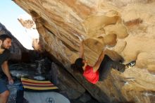 Bouldering in Hueco Tanks on 01/19/2019 with Blue Lizard Climbing and Yoga

Filename: SRM_20190119_1404140.jpg
Aperture: f/5.0
Shutter Speed: 1/320
Body: Canon EOS-1D Mark II
Lens: Canon EF 16-35mm f/2.8 L