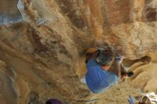 Bouldering in Hueco Tanks on 01/19/2019 with Blue Lizard Climbing and Yoga

Filename: SRM_20190119_1415250.jpg
Aperture: f/3.5
Shutter Speed: 1/500
Body: Canon EOS-1D Mark II
Lens: Canon EF 50mm f/1.8 II