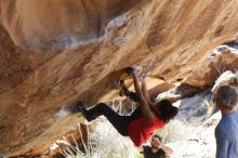 Bouldering in Hueco Tanks on 01/19/2019 with Blue Lizard Climbing and Yoga

Filename: SRM_20190119_1424030.jpg
Aperture: f/3.5
Shutter Speed: 1/500
Body: Canon EOS-1D Mark II
Lens: Canon EF 50mm f/1.8 II