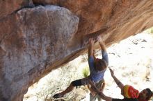 Bouldering in Hueco Tanks on 01/19/2019 with Blue Lizard Climbing and Yoga

Filename: SRM_20190119_1429050.jpg
Aperture: f/2.8
Shutter Speed: 1/500
Body: Canon EOS-1D Mark II
Lens: Canon EF 50mm f/1.8 II