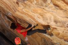 Bouldering in Hueco Tanks on 01/19/2019 with Blue Lizard Climbing and Yoga

Filename: SRM_20190119_1443080.jpg
Aperture: f/4.5
Shutter Speed: 1/320
Body: Canon EOS-1D Mark II
Lens: Canon EF 50mm f/1.8 II