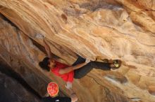 Bouldering in Hueco Tanks on 01/19/2019 with Blue Lizard Climbing and Yoga

Filename: SRM_20190119_1509380.jpg
Aperture: f/4.0
Shutter Speed: 1/400
Body: Canon EOS-1D Mark II
Lens: Canon EF 50mm f/1.8 II