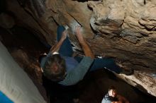 Bouldering in Hueco Tanks on 01/19/2019 with Blue Lizard Climbing and Yoga

Filename: SRM_20190119_1613300.jpg
Aperture: f/8.0
Shutter Speed: 1/250
Body: Canon EOS-1D Mark II
Lens: Canon EF 16-35mm f/2.8 L