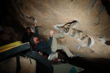 Bouldering in Hueco Tanks on 01/19/2019 with Blue Lizard Climbing and Yoga

Filename: SRM_20190119_1657470.jpg
Aperture: f/8.0
Shutter Speed: 1/250
Body: Canon EOS-1D Mark II
Lens: Canon EF 16-35mm f/2.8 L